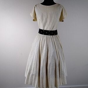 Vintage Handmade ILGWU Women Dress Size 11/12 Belt Not Included